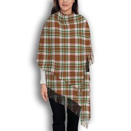 ScotsTee Shop Scottish MacAlister Dress Ancient Solf Tartan Plaid Tassel Winter Scarf