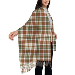 ScotsTee Shop Scottish MacAlister Dress Ancient Solf Tartan Plaid Tassel Winter Scarf