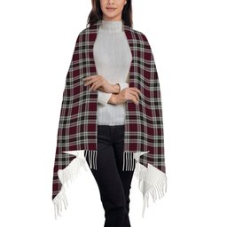 ScotsTee Shop Scottish Little Dress Solf Tartan Plaid Tassel Winter Scarf