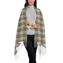 ScotsTee Shop Scottish McBain Dress Ancient Solf Tartan Plaid Tassel Winter Scarf