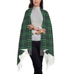 ScotsTee Shop Scottish MacDonald Lord of the Isles Hunting Modern Solf Tartan Plaid Tassel Winter Scarf