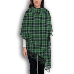 ScotsTee Shop Scottish MacDonald Lord of the Isles Hunting Modern Solf Tartan Plaid Tassel Winter Scarf