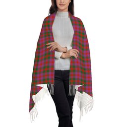 ScotsTee Shop Scottish MacGowan Portrait Ancient Solf Tartan Plaid Tassel Winter Scarf