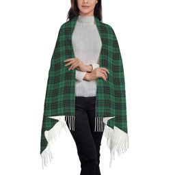 ScotsTee Shop Scottish MacKenzie Dress Modern Solf Tartan Plaid Tassel Winter Scarf