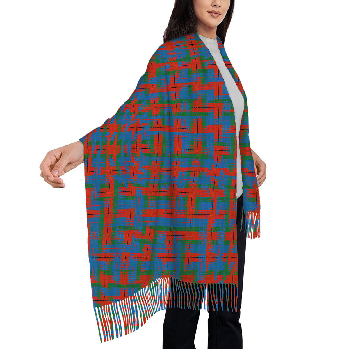 ScotsTee Shop Scottish Skene of Cromar Ancient Solf Tartan Plaid Tassel Winter Scarf
