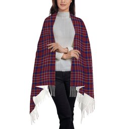 ScotsTee Shop Scottish Ruxton Hunting Solf Tartan Plaid Tassel Winter Scarf