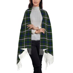 ScotsTee Shop Scottish Gordon Dress 2 Solf Tartan Plaid Tassel Winter Scarf