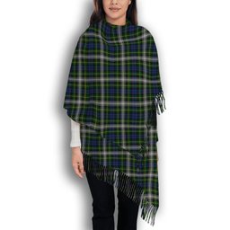 ScotsTee Shop Scottish Gordon Dress 2 Solf Tartan Plaid Tassel Winter Scarf