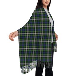 ScotsTee Shop Scottish Gordon Dress 2 Solf Tartan Plaid Tassel Winter Scarf