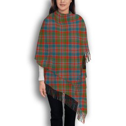 ScotsTee Shop Scottish McDonald of Boisdale Ancient Solf Tartan Plaid Tassel Winter Scarf