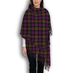 ScotsTee Shop Scottish McDonald Modern Solf Tartan Plaid Tassel Winter Scarf