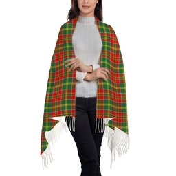ScotsTee Shop Scottish McDonald of Kingsburgh Modern Solf Tartan Plaid Tassel Winter Scarf