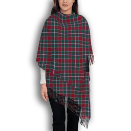 ScotsTee Shop Scottish Spens Modern Clan Solf Tartan Plaid Tassel Winter Scarf