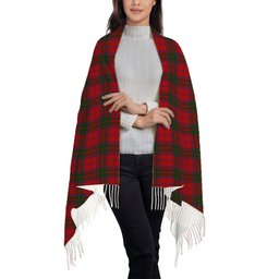 ScotsTee Shop Scottish Grant Vestiarium Scoticum Solf Tartan Plaid Tassel Winter Scarf