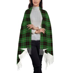 ScotsTee Shop Scottish McAulay of Lewis Ancient Solf Tartan Plaid Tassel Winter Scarf