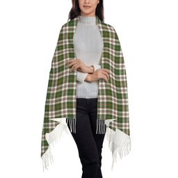 ScotsTee Shop Scottish Hay Dress Modern Solf Tartan Plaid Tassel Winter Scarf