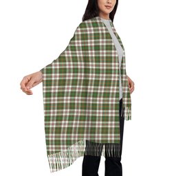 ScotsTee Shop Scottish Hay Dress Modern Solf Tartan Plaid Tassel Winter Scarf