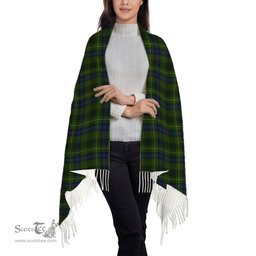 ScotsTee Shop Scottish Stewart Hunting Solf Tartan Plaid Tassel Winter Scarf