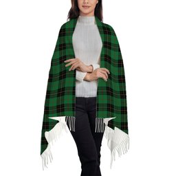 ScotsTee Shop Scottish McArthur-Fox Hunting Ancient Solf Tartan Plaid Tassel Winter Scarf