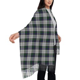 ScotsTee Shop Scottish MacKenzie Dress 3 Solf Tartan Plaid Tassel Winter Scarf