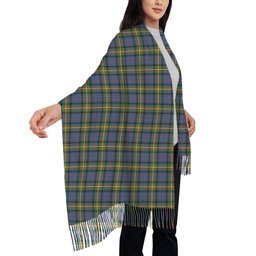 ScotsTee Shop Scottish MacSporran Ancient Solf Tartan Plaid Tassel Winter Scarf