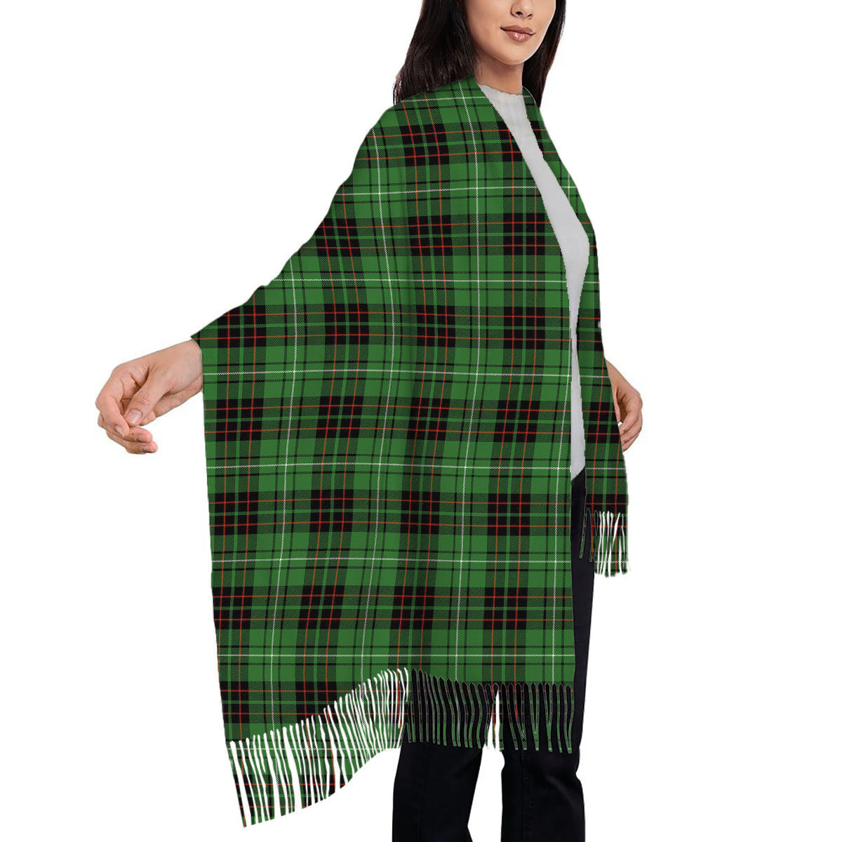 ScotsTee Shop Scottish MacAuley of Lewis Ancient Solf Tartan Plaid Tassel Winter Scarf