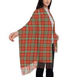ScotsTee Shop Scottish Ogilvie (Ogilvy) Ancient Solf Tartan Plaid Tassel Winter Scarf