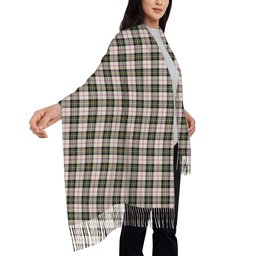 ScotsTee Shop Scottish MacPherson Dress Ancient Solf Tartan Plaid Tassel Winter Scarf