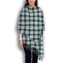 ScotsTee Shop Scottish MacNachten Dress Ancient Solf Tartan Plaid Tassel Winter Scarf