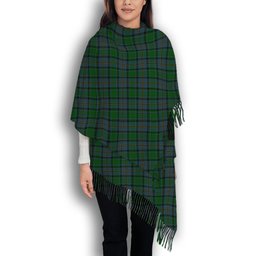 ScotsTee Shop Scottish Hope Vere Lochcarron Solf Tartan Plaid Tassel Winter Scarf