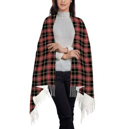 ScotsTee Shop Scottish Norwegian Night Solf Tartan Plaid Tassel Winter Scarf