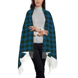 ScotsTee Shop Scottish Murray of Elibank Solf Tartan Plaid Tassel Winter Scarf