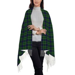 ScotsTee Shop Scottish Graham of Montrose Solf Tartan Plaid Tassel Winter Scarf
