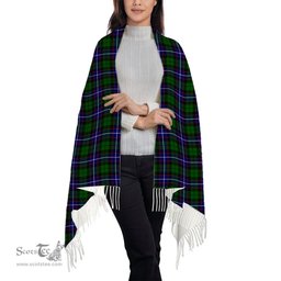 ScotsTee Shop Scottish Russell Modern Solf Tartan Plaid Tassel Winter Scarf