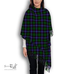 ScotsTee Shop Scottish Russell Modern Solf Tartan Plaid Tassel Winter Scarf