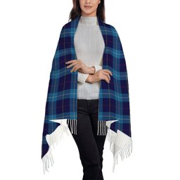 ScotsTee Shop Scottish McKerrell of Hillhouse Solf Tartan Plaid Tassel Winter Scarf