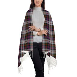 ScotsTee Shop Scottish McDonald Dress Modern Solf Tartan Plaid Tassel Winter Scarf