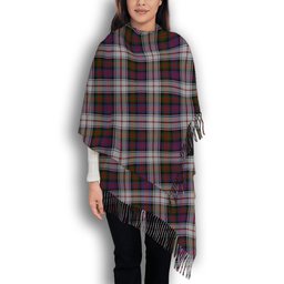 ScotsTee Shop Scottish McDonald Dress Modern Solf Tartan Plaid Tassel Winter Scarf