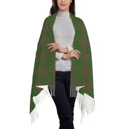 ScotsTee Shop Scottish MacAlister of Glenbarr Hunting Ancient Solf Tartan Plaid Tassel Winter Scarf
