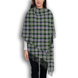 ScotsTee Shop Scottish Mcnaghten Dress Solf Tartan Plaid Tassel Winter Scarf