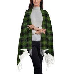 ScotsTee Shop Scottish McIvor Hunting Solf Tartan Plaid Tassel Winter Scarf
