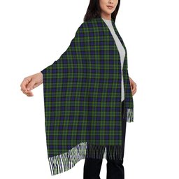 ScotsTee Shop Scottish McNeil of Colonsay Solf Tartan Plaid Tassel Winter Scarf