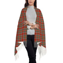 ScotsTee Shop Scottish McDonald of Lochmaddy Ancient Solf Tartan Plaid Tassel Winter Scarf