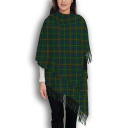ScotsTee Shop Scottish Kennedy 2 Solf Tartan Plaid Tassel Winter Scarf