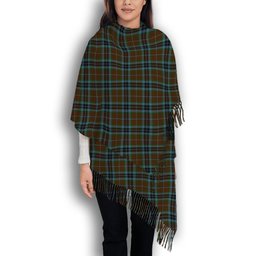 ScotsTee Shop Scottish MacTavish Hunting Solf Tartan Plaid Tassel Winter Scarf