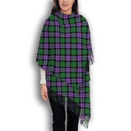 ScotsTee Shop Scottish McArthur of Milton Ancient Solf Tartan Plaid Tassel Winter Scarf