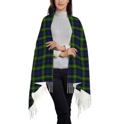 ScotsTee Shop Scottish Gordon of Esselmont Solf Tartan Plaid Tassel Winter Scarf