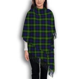 ScotsTee Shop Scottish Gordon of Esselmont Solf Tartan Plaid Tassel Winter Scarf