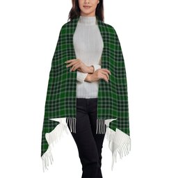 ScotsTee Shop Scottish MacDonald Lord of the Isles Hunting Solf Tartan Plaid Tassel Winter Scarf