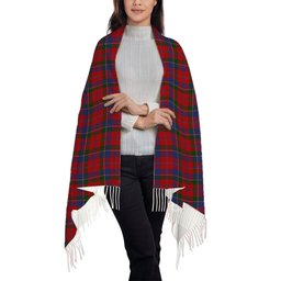 ScotsTee Shop Scottish MacDonald of Glenaladale Solf Tartan Plaid Tassel Winter Scarf